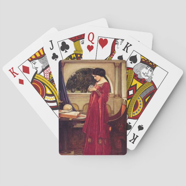 Jeu De Cartes La Crystal Ball Pré-Raphaelite Playing Cards (dos)