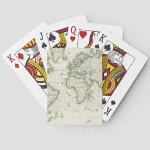 Jeu De Cartes La déclinaison magnétique du monde