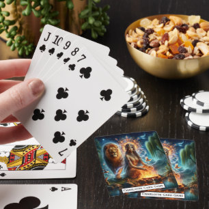 Jeu De Cartes La déesse du feu et le lion Monogramme Jeu de Matc