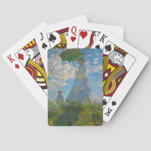 Jeu De Cartes La femme de Monet avec parasol