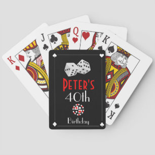 Jeu De Cartes La fête d'anniversaire du casino en faveur