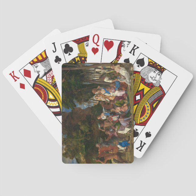 Jeu De Cartes La fête des dieux (par Giovanni Bellini) (dos)