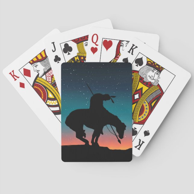 Jeu De Cartes La fin du sentier Silhouette Playing Cards (dos)