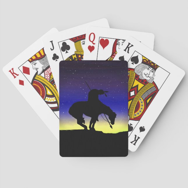 Jeu De Cartes La fin du sentier Silhouette Playing Cards (dos)