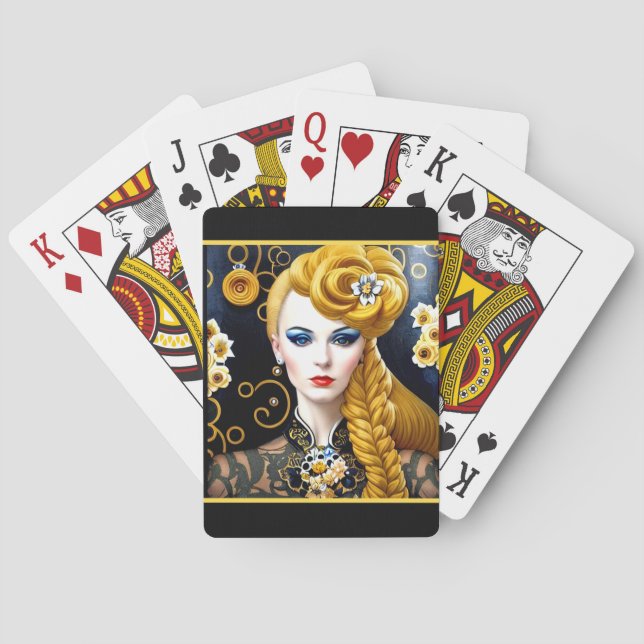 Jeu De Cartes La Flapper Blonde  (dos)