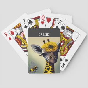Jeu De Cartes La girafe de la bosse personnalisée