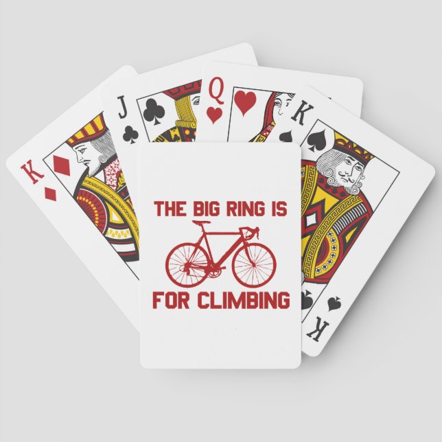 Jeu De Cartes La Grande Bague Est Pour L'Escalade (dos)