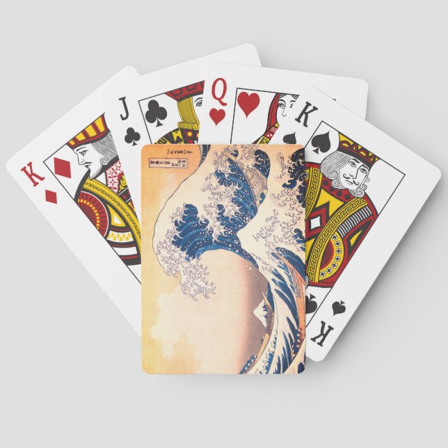 Jeu De Cartes La Grande Vague - L'art japonais   (dos)