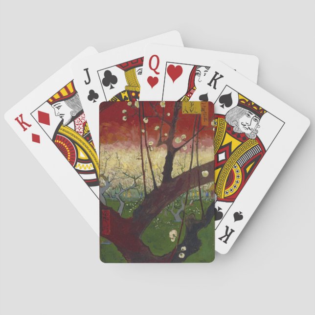 Jeu De Cartes La japonaise de Van Gogh après Hiroshige (dos)