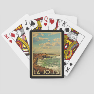 Jeu De Cartes La Jolla Cartes de jeu Côte Vintage de Californie