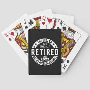 Jeu De Cartes La Légende A Officiellement Retraité, Retraité 202