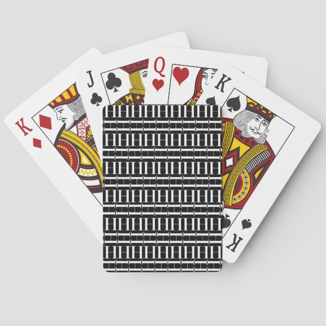 Jeu De Cartes La lettre initiale H de monogramme, choisissent la (dos)