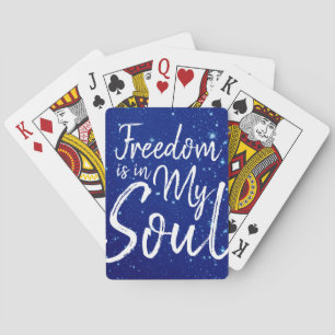 Jeu De Cartes La liberté est dans mon âme