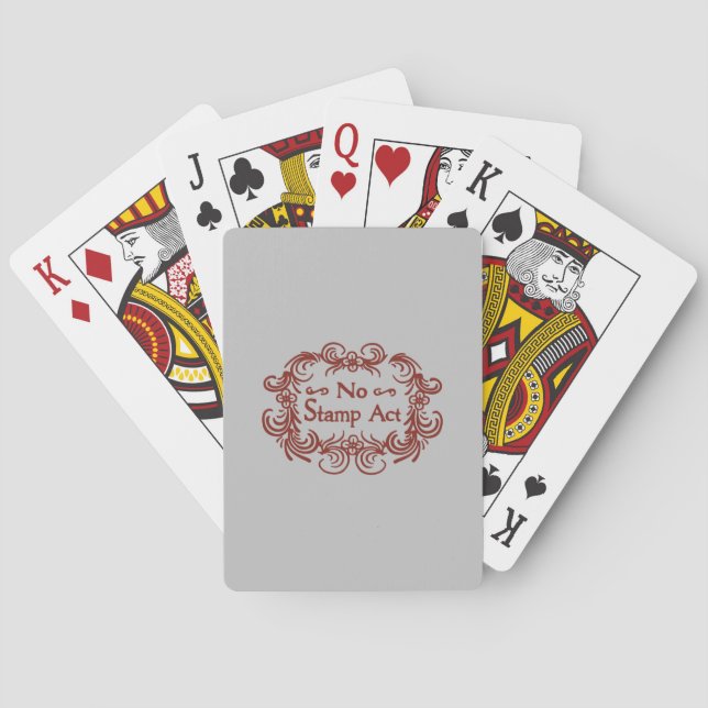 Jeu De Cartes La loi sur le timbre (dos)