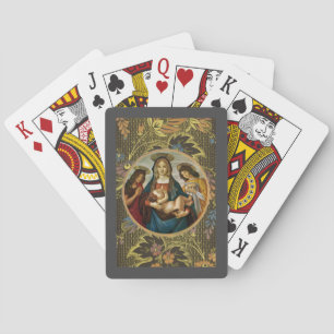 Jeu De Cartes La Madone à l'Enfant de Botticelli