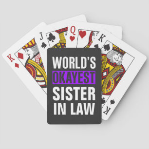 Jeu De Cartes La meilleure soeur du monde en droit