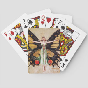 Jeu De Cartes La métamorphose de la fille Flapper au papillon 19