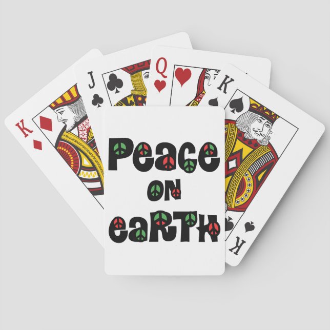 Jeu De Cartes La Paix sur Terre Noël (dos)