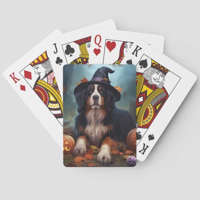 Jeu De Cartes La peur de l'Halloween Citrouille bernoise (dos)
