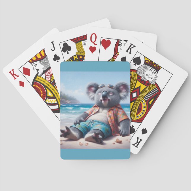Jeu De Cartes La plage de Koala (dos)