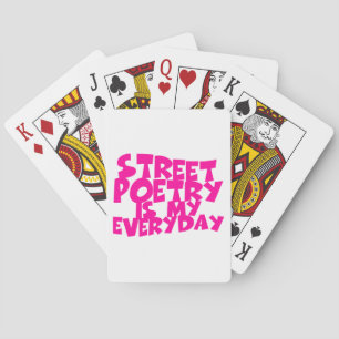 Jeu De Cartes La Poésie De Rue Est Mon Quotidien
