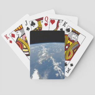 Jeu De Cartes La Poussière Saharienne Frappant Vers L'Ouest Dans