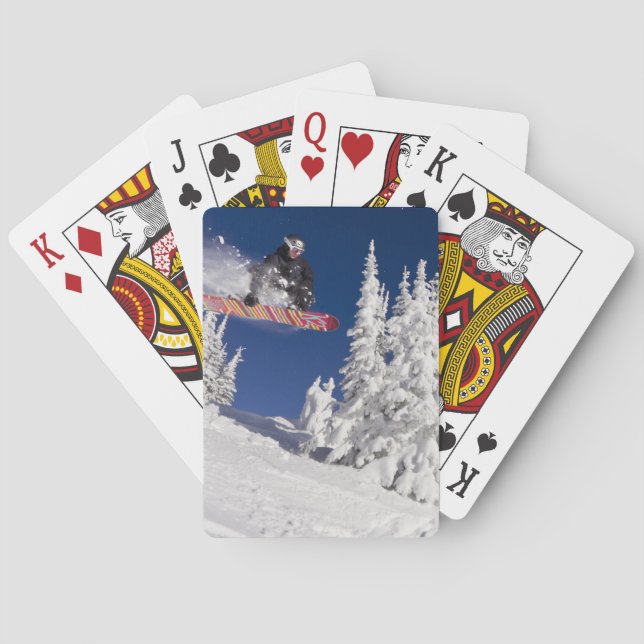 Jeu De Cartes La pratique du surf des neiges à Whitefish Mountai (dos)