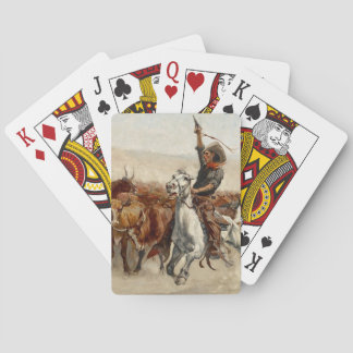 Jeu De Cartes La Récolte d'Art Occidental par Frederic Remington