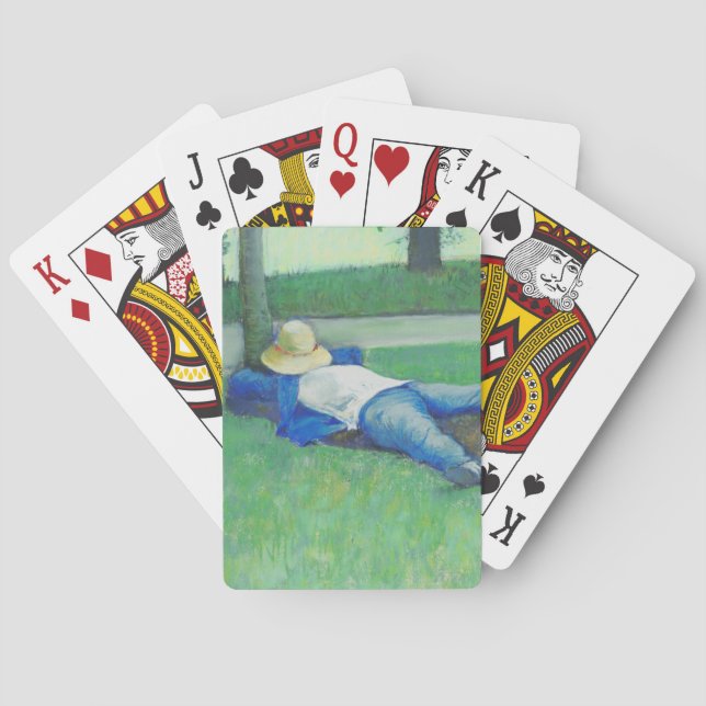 Jeu De Cartes La Siesta (par Gustave Caillebotte) (dos)