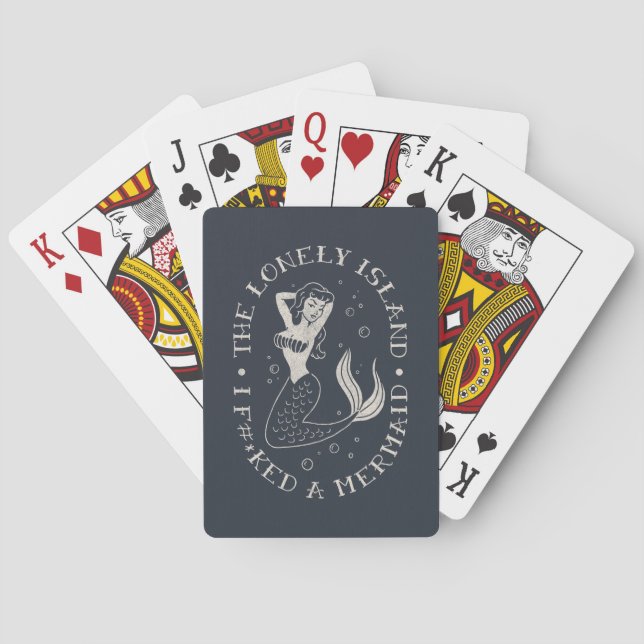 Jeu De Cartes La Sirène de l'île Solitaire (dos)