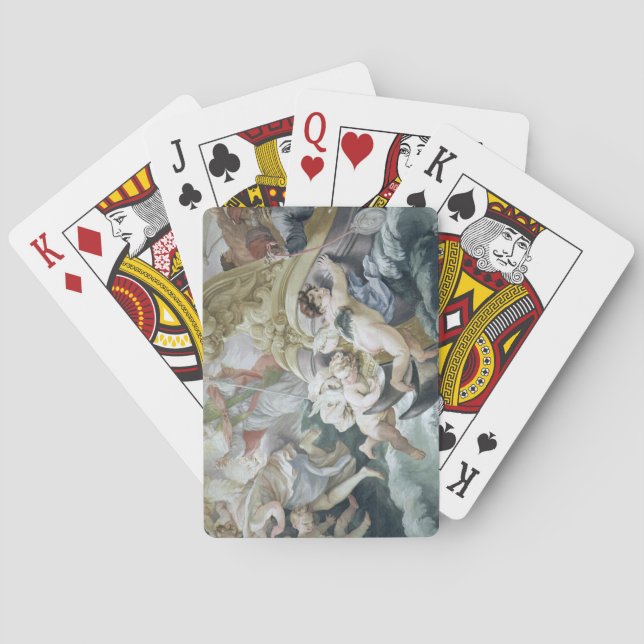 Jeu De Cartes La tempête miraculeuxment calmée sur le contact (dos)