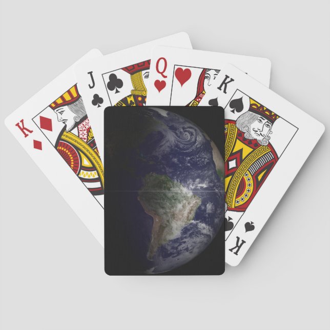 Jeu De Cartes La Terre À Son Équinoxe. (dos)