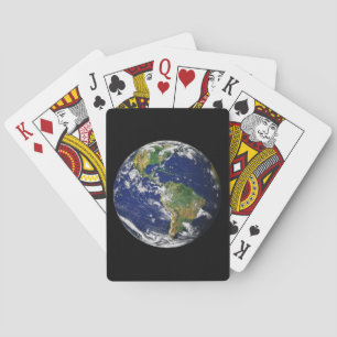 Jeu De Cartes La TERRE de PLANÈTE des cartes de jeu de l'ESPACE