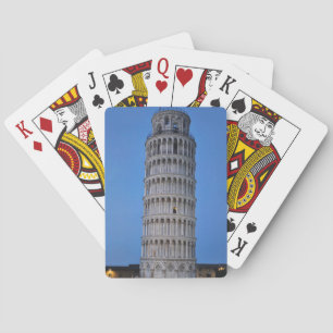Jeu De Cartes La Tour penchée au crépuscule