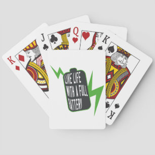 Jeu De Cartes La vie avec une batterie pleine