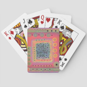 Jeu De Cartes La vie est une belle balade Inspirationnelle Amuse