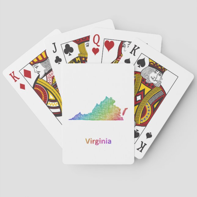 Jeu De Cartes La Virginie (dos)