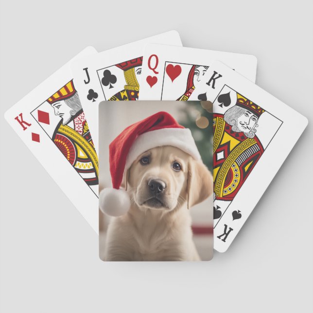 Jeu De Cartes Labrador Retriever Christmas (dos)