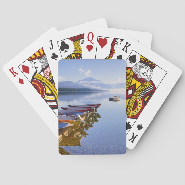 Jeu De Cartes Lac McDonald, Parc national des Glaciers, Montana, (dos)