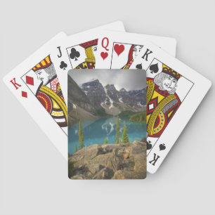 Jeu De Cartes Lac Moraine Rocheuses canadiennes