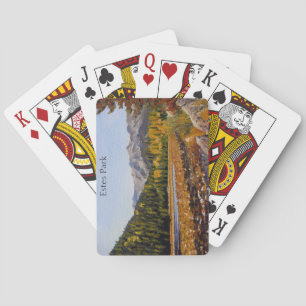 Jeu De Cartes Lac Rocky Mountain dans le Parc National