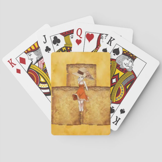 Jeu De Cartes Lady Playing Card Deck (dos)