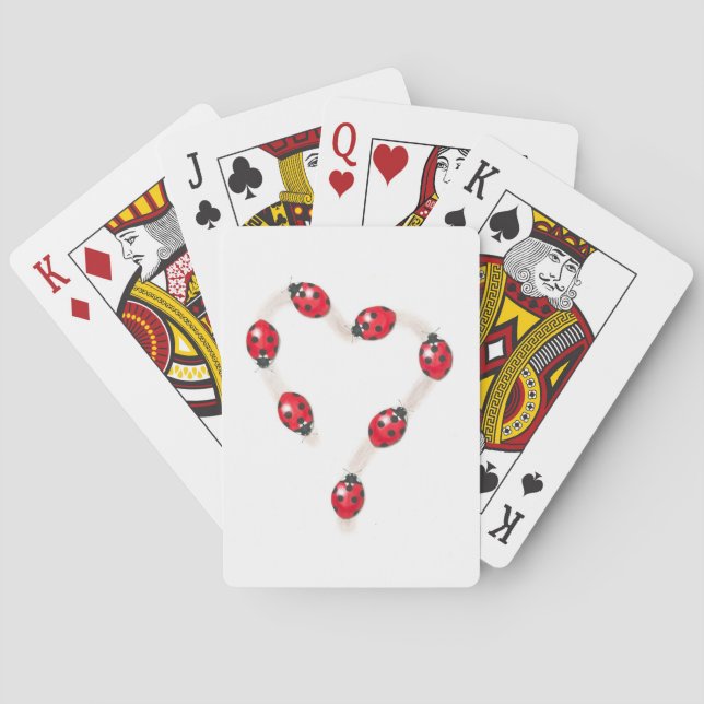 Jeu De Cartes Ladybug Heart Jouer des cartes (dos)
