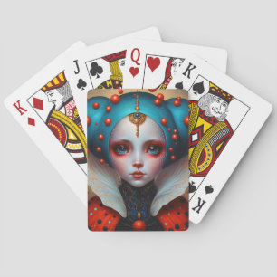 Jeu De Cartes Ladybug Queen Cute Imaginaire Art