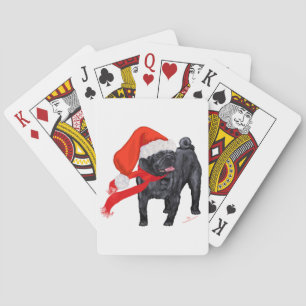 Jeu De Cartes L'aide de Père Noël Pug