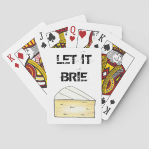 Jeu De Cartes Laisser Brie (Be) Fromage Wedge Alimentation Créme