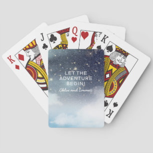 Jeu De Cartes Laissez l'aventure commencer la nuit étoilée céles