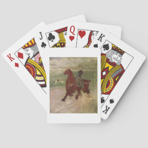 Jeu De Cartes L'Amazone, 1882 (huile sur toile)