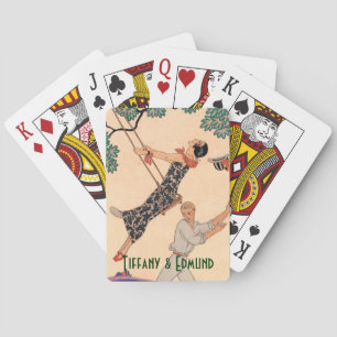 Jeu De Cartes L'amour Art Déco vintage, La Swing de George Barbi