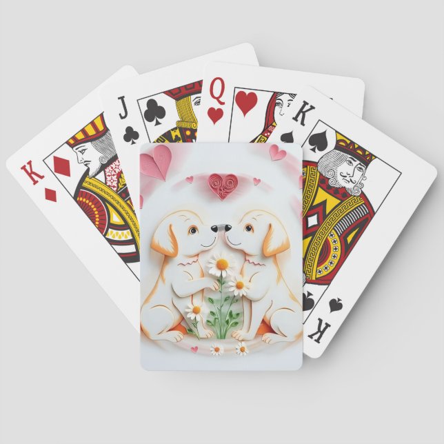 Jeu De Cartes L'amour des chiots (dos)